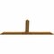 Ekena Millwork Portland Rough Sawn Timber Gable Bracket, Western Red Cedar, 108"W x 40"H x 2"D x 6"F, 9/12 Pitch GBW108X40X0206POR00RWR - alternate 3